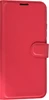 Чехол-книжка PU для Xiaomi Mi Note 10 (Pro) красная с магнитом