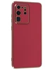 Силиконовый чехол Electroplate case для Samsung Galaxy S20 Ultra красный