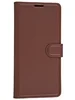Чехол-книжка PU для Samsung Galaxy A11 коричневая с магнитом