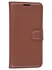 Чехол-книжка PU для Samsung Galaxy A01 Core коричневая с магнитом