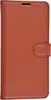 Чехол-книжка PU для Xiaomi Mi 10T (Pro) коричневая с магнитом