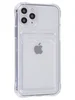 Силиконовый чехол Card Case для iPhone 11 Pro прозрачный