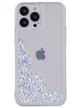 Силиконовый чехол Diamond sand для iPhone 13 Pro Max перламутровый