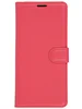 Чехол-книжка PU для Xiaomi Redmi 10 красная с магнитом