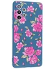 Силиконовый чехол Soft Plus для Samsung Galaxy A73 5G розовый сад