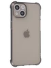 Силиконовый чехол Alfa clear strips для iPhone 14 прозрачный черный