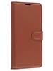 Чехол-книжка PU для Tecno Camon 19 коричневая с магнитом