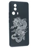 Силиконовый чехол Soft edge для Xiaomi 13 Lite китайский дракон