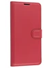Чехол-книжка PU для Xiaomi Redmi Note 12 Pro Plus красная с магнитом