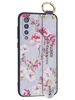 Силиконовый чехол Flower для Xiaomi Mi 9 SE Весенние цветы (с ручкой)