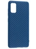 Силиконовый чехол Carboniferous для Samsung Galaxy A41 синий