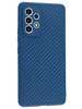 Силиконовый чехол Carboniferous для Samsung Galaxy A53 5G синий
