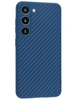 Силиконовый чехол Carboniferous для Samsung Galaxy S23 синий