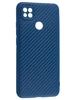 Силиконовый чехол Carboniferous для Xiaomi Redmi 9C синий