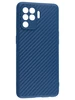 Силиконовый чехол Carboniferous для Oppo Reno 5 Lite синий
