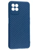 Силиконовый чехол Carboniferous для Realme 8i синий