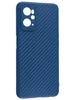 Силиконовый чехол Carboniferous для Realme 9i 4G синий
