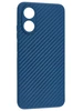 Силиконовый чехол Carboniferous для Oppo A17 синий