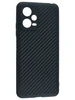 Силиконовый чехол Carboniferous для Xiaomi Poco X5 / Redmi Note 12 5G черный