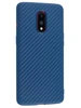 Силиконовый чехол Carboniferous для OnePlus 7 синий