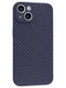 Силиконовый чехол Carboniferous для iPhone 14 фиолетовый