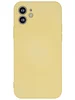 Силиконовый чехол Soft edge для iPhone 12 желтый