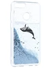 Силиконовый чехол Brilliant sand для Huawei Honor 7X Черный кит