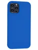 Силиконовый чехол Silicone Case для IPhone 12, 12 Pro синий