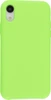 Силиконовый чехол Silicone Case для iPhone XR зеленый неон