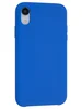 Силиконовый чехол Silicone Case для iPhone XR синий