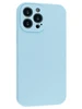 Силиконовый чехол Silicone Case для iPhone 13 Pro Max голубой