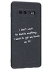 Силиконовый чехол Soft Plus для Samsung Galaxy S10+ G975 арифметика