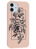 Силиконовый чехол Soft для IPhone 12, 12 Pro цветы в рамке