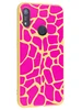 Силиконовый чехол Soft для Huawei Honor 8A (Pro / Prime) розовый жираф