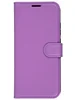Чехол-книжка PU для Xiaomi Redmi Note 8 (2021) фиолетовая с магнитом