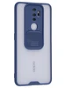 Тонкий пластиковый чехол Slim Save для Oppo A5 (2020) / A9 (2020) синий