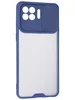 Тонкий пластиковый чехол Slim Save для Oppo Reno 4 Lite темно-синий