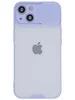Тонкий пластиковый чехол Slim Save для iPhone 13 сиреневый