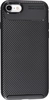 Силиконовый чехол Carbon case для iPhone 7, 8, SE 2020, SE 2022 черный