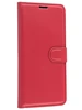 Чехол-книжка PU для Infinix Hot 30 4G красная с магнитом