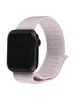 Ремешок Nylon для Apple Watch 38, 40, 41 на липучке нежно-розовый
