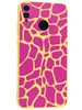 Силиконовый чехол Soft edge для Huawei Honor 8X розовый жираф