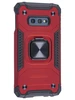 Пластиковый чехол Kickstand для Samsung Galaxy S10e G970 красный с кольцом