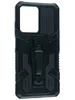Противоударный чехол Warrier case для Xiaomi Poco X5 Pro черный с зажимом