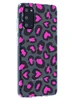Силиконовый чехол Clear для Samsung Galaxy S20 розовый леопард