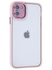 Пластиковый чехол Edging для iPhone 11 розовый
