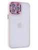 Пластиковый чехол Edging для iPhone 13 Pro Max розовый