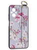 Силиконовый чехол Flower для Xiaomi Poco M5 Весенние цветы (с ручкой)