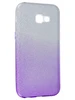 Силиконовый чехол Glitter Colors для Samsung Galaxy A5 2017 A520F градиент серебро-сиреневый