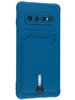 Силиконовый чехол Pocket для Samsung Galaxy S10 G973 синий